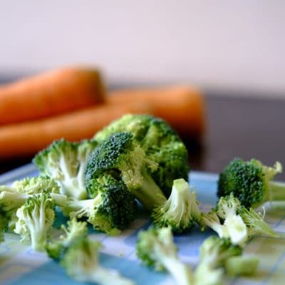 Garlic and Cilantro Roasted Broccoli